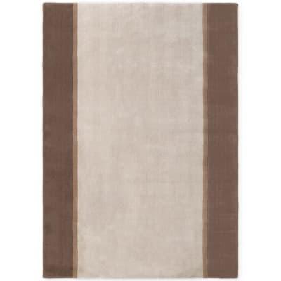 Tapis en laine rivoli crème et marron - villeroy & boch 160x230cm